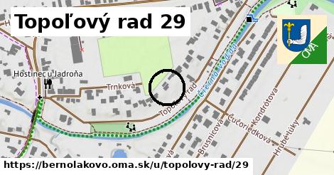 Topoľový rad 29, Bernolákovo