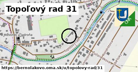 Topoľový rad 31, Bernolákovo