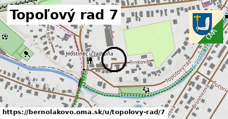 Topoľový rad 7, Bernolákovo