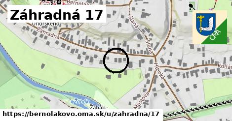 Záhradná 17, Bernolákovo