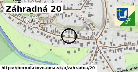 Záhradná 20, Bernolákovo