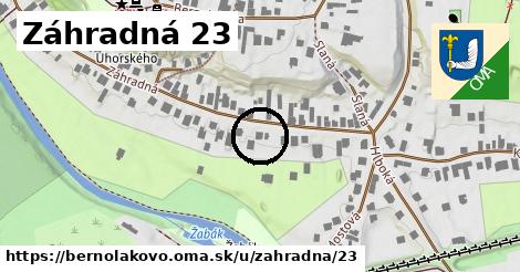 Záhradná 23, Bernolákovo