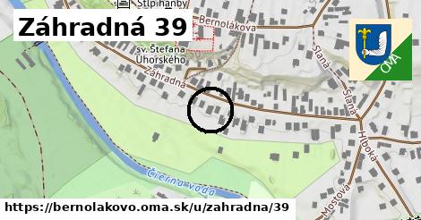Záhradná 39, Bernolákovo