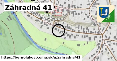 Záhradná 41, Bernolákovo