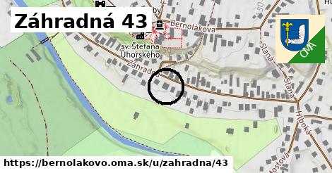 Záhradná 43, Bernolákovo