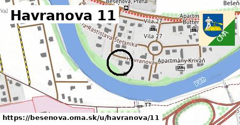 Havranova 11, Bešeňová