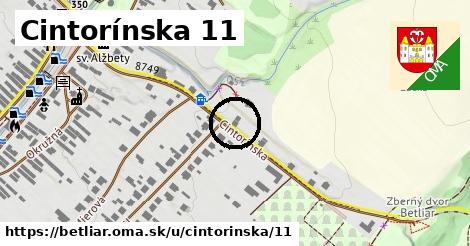 Cintorínska 11, Betliar
