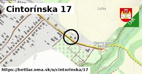 Cintorínska 17, Betliar