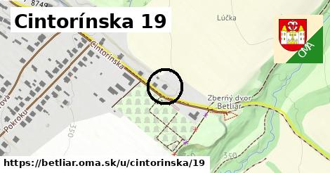 Cintorínska 19, Betliar