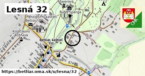 Lesná 32, Betliar