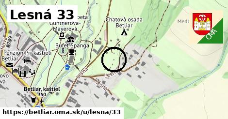 Lesná 33, Betliar