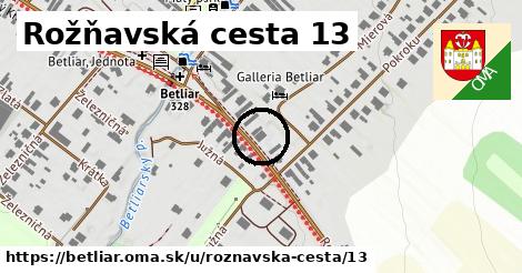 Rožňavská cesta 13, Betliar