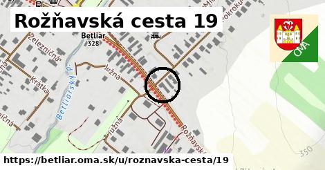 Rožňavská cesta 19, Betliar