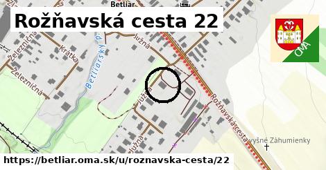 Rožňavská cesta 22, Betliar