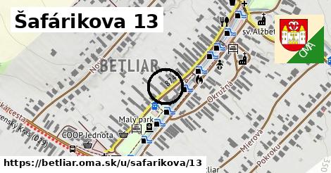 Šafárikova 13, Betliar