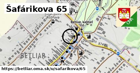 Šafárikova 65, Betliar