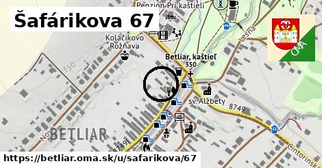 Šafárikova 67, Betliar