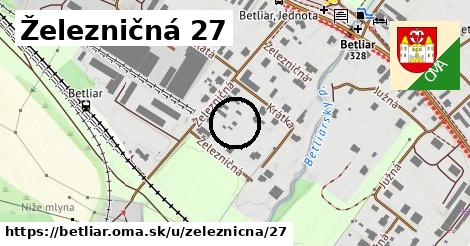 Železničná 27, Betliar