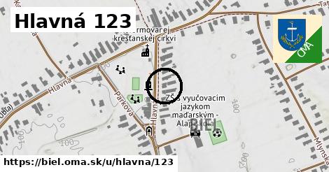 Hlavná 123, Biel