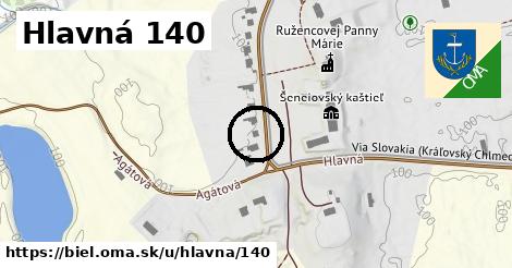 Hlavná 140, Biel