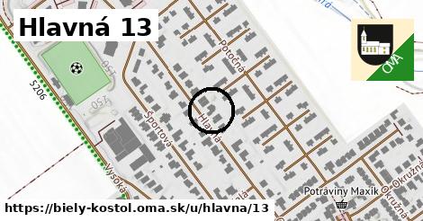 Hlavná 13, Biely Kostol