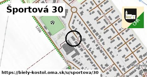 Športová 30, Biely Kostol