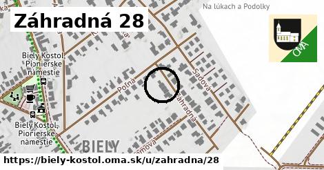 Záhradná 28, Biely Kostol