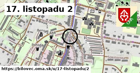 17. listopadu 2, Bílovec