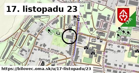 17. listopadu 23, Bílovec