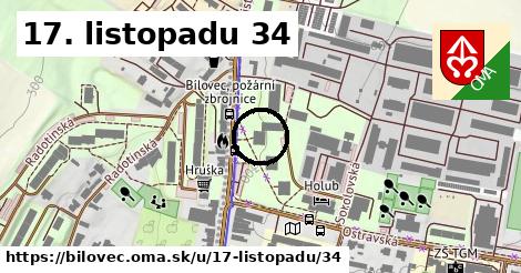 17. listopadu 34, Bílovec