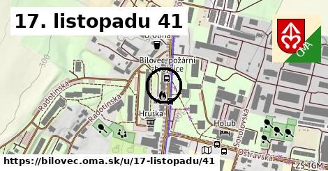 17. listopadu 41, Bílovec