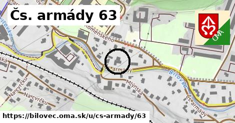 Čs. armády 63, Bílovec