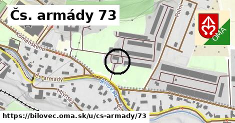 Čs. armády 73, Bílovec