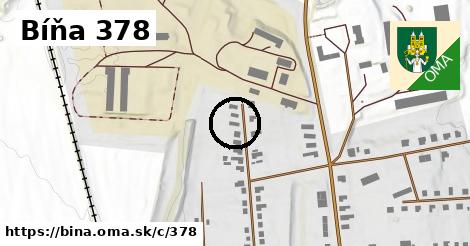 Bíňa <span class="supisne">378</span>