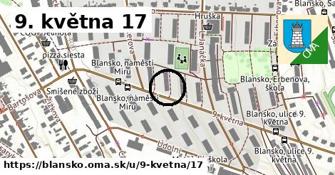 9. května 17, Blansko