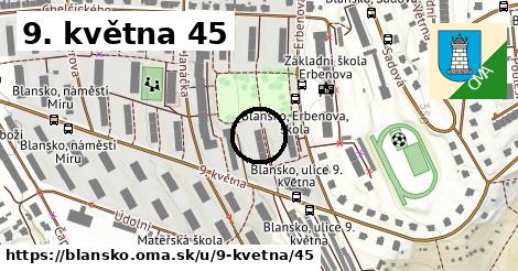 9. května 45, Blansko