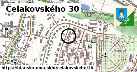 Čelakovského 30, Blansko