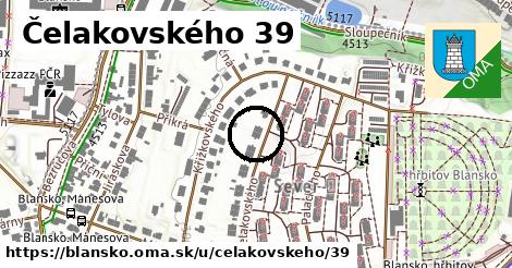Čelakovského 39, Blansko