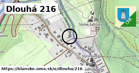 Dlouhá 216, Blansko