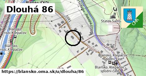 Dlouhá 86, Blansko