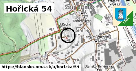 Hořická 54, Blansko