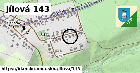 Jílová 143, Blansko