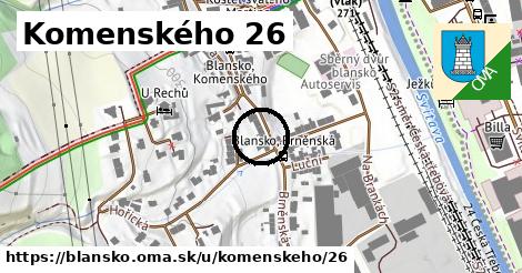 Komenského 26, Blansko