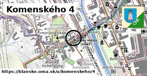 Komenského 4, Blansko