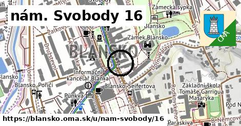 nám. Svobody 16, Blansko