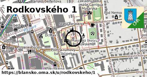 Rodkovského 1, Blansko