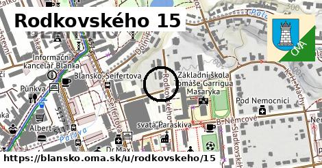 Rodkovského 15, Blansko