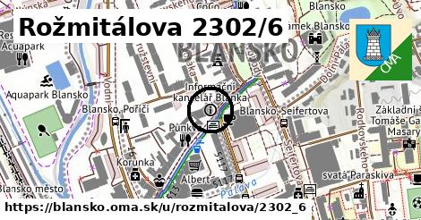 Rožmitálova 2302/6, Blansko