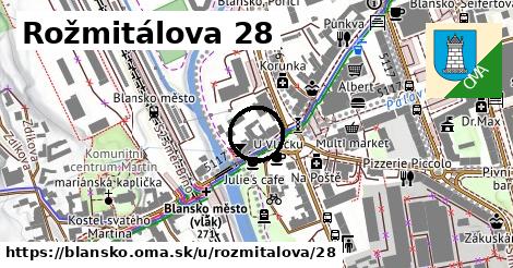 Rožmitálova 28, Blansko