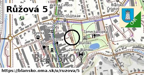 Růžová 5, Blansko